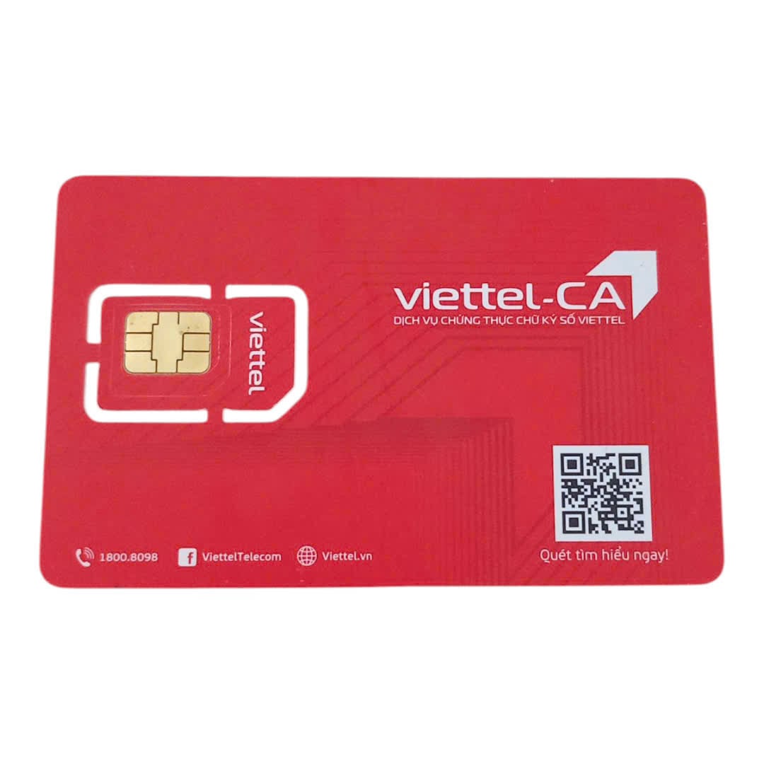 Chữ ký số Sim CA Viettel